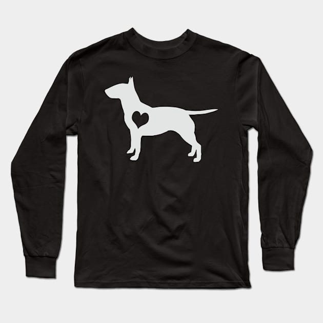 Adore Bull Terriers Long Sleeve T-Shirt by Psitta